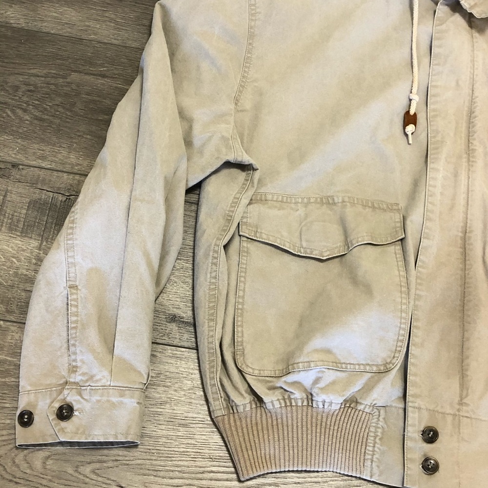 Banana Republic Safari & Travel Jacket Khaki hood - Picture 3 of 9